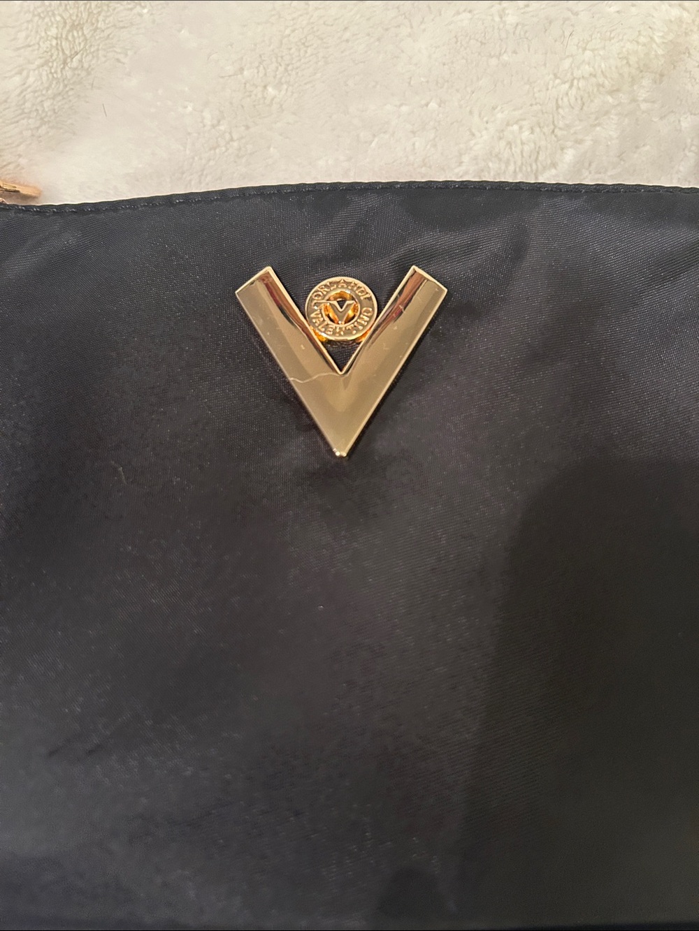 Valentino Orlandi Crossbody & wallet with Gold V-Logo - Picture 6 of 8